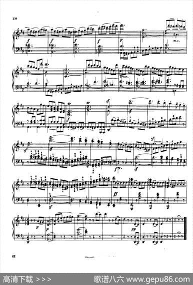 StringQuartetNo.3inDMajorOp.18-3（D大调第三弦乐四重奏·钢琴独奏版）|路德维希·冯·贝多
