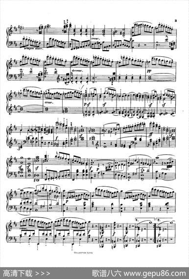 StringQuartetNo.3inDMajorOp.18-3（D大调第三弦乐四重奏·钢琴独奏版）|路德维希·冯·贝多