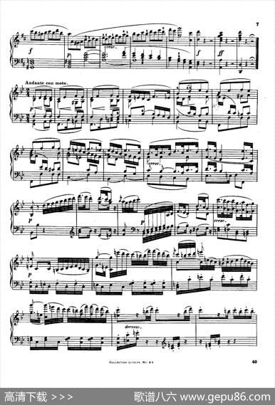 StringQuartetNo.3inDMajorOp.18-3（D大调第三弦乐四重奏·钢琴独奏版）|路德维希·冯·贝多