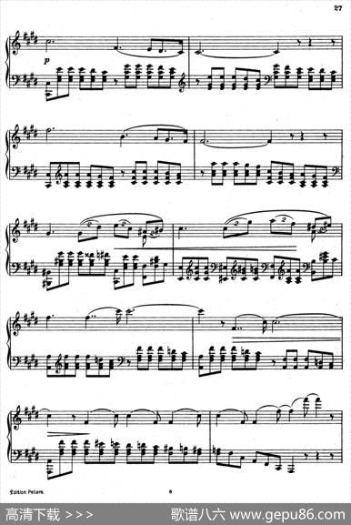 SixEtudesOp.23（6首练习曲·Ⅲ）|安东·鲁宾斯坦