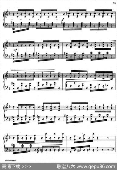 SixEtudesOp.23（6首练习曲·Ⅴ）|安东·鲁宾斯坦