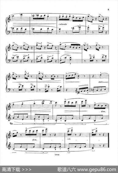 SixHumorousBagatellesOp.11（6首幽默小品·1）|卡尔·奥古斯特·尼尔森