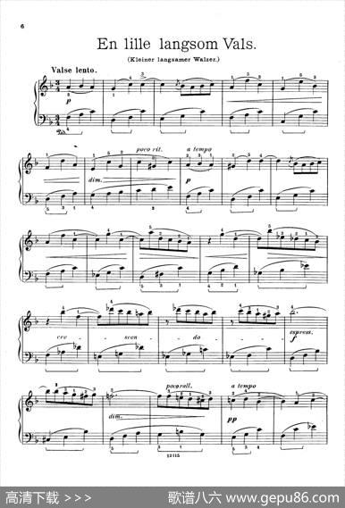 SixHumorousBagatellesOp.11（6首幽默小品·3）|卡尔·奥古斯特·尼尔森