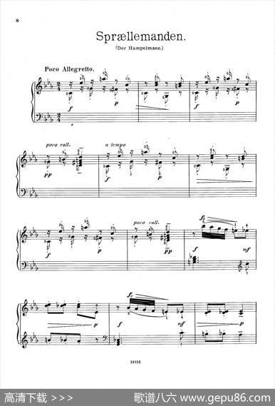 SixHumorousBagatellesOp.11（6首幽默小品·4）|卡尔·奥古斯特·尼尔森