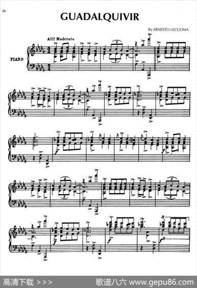 安达卢希亚组曲：Guadalquivir|恩纳斯托·莱库纳