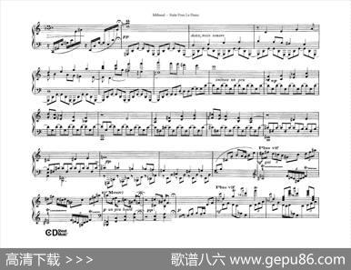 SuitePourLePianoOp.8（钢琴组曲·Ⅰ）|达律斯·米约