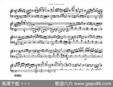 SuitePourLePianoOp.8（钢琴组曲·Ⅲ）|达律斯·米约