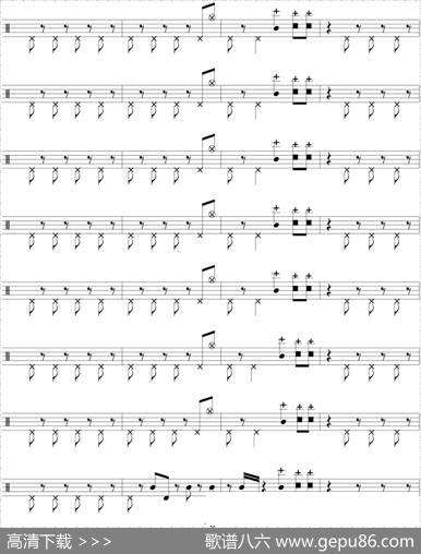 爵士鼓谱：BlackSabbath-Warpigs