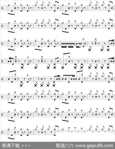爵士鼓谱：BlackSabbath-Warpigs