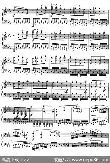 PianoSonatainEs-durOp.27-1（降E大调第十三钢琴奏鸣曲）|路德维希·冯·贝多芬