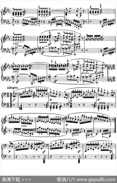 PianoSonatainEs-durOp.27-1（降E大调第十三钢琴奏鸣曲）|路德维希·冯·贝多芬