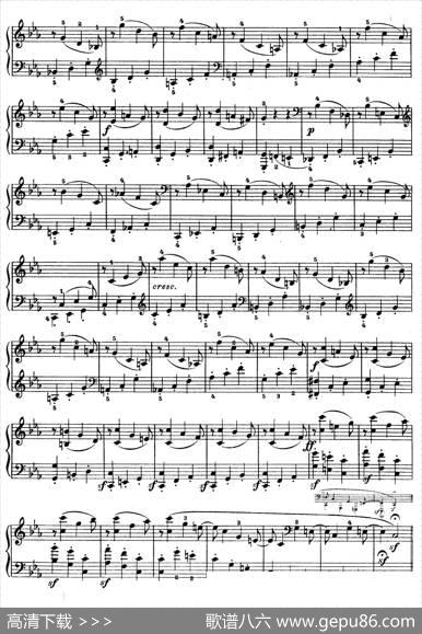 PianoSonatainEs-durOp.27-1（降E大调第十三钢琴奏鸣曲）|路德维希·冯·贝多芬