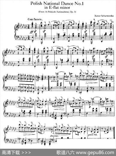 FivePolishNationalDanceOp.3（5首波兰民族舞曲No.1）|泽维尔·沙温卡