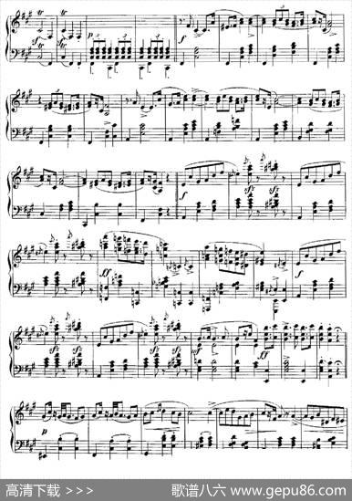 FivePolishNationalDanceOp.3（5首波兰民族舞曲No.2）|泽维尔·沙温卡