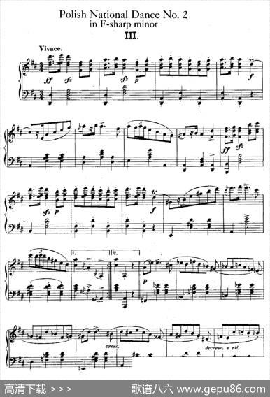 FivePolishNationalDanceOp.3（5首波兰民族舞曲No.3）|泽维尔·沙温卡
