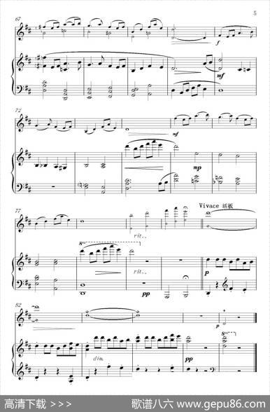 远飞的大雁（小提琴+钢琴伴奏）|藏族民歌、杨宝智编曲