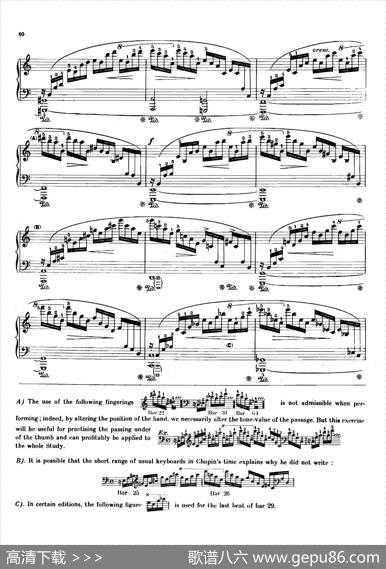 12EtudesOp.10柯尔托教学版（12首练习曲·1）|弗雷德里克·弗朗索瓦·肖邦