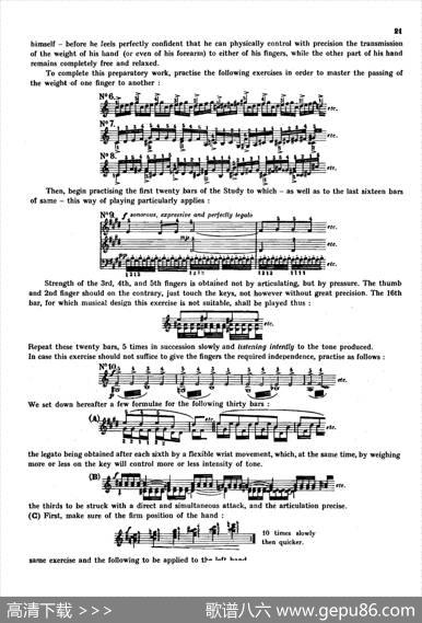 12EtudesOp.10柯尔托教学版（12首练习曲·3）|弗雷德里克·弗朗索瓦·肖邦