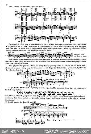 12EtudesOp.10柯尔托教学版（12首练习曲·5）|弗雷德里克·弗朗索瓦·肖邦