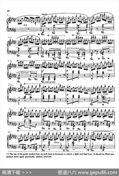12EtudesOp.10柯尔托教学版（12首练习曲·5）|弗雷德里克·弗朗索瓦·肖邦