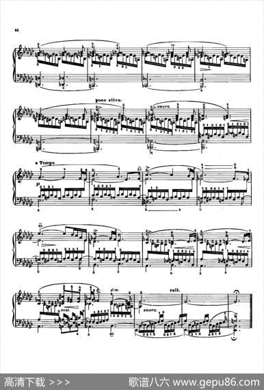 12EtudesOp.10柯尔托教学版（12首练习曲·6）|弗雷德里克·弗朗索瓦·肖邦
