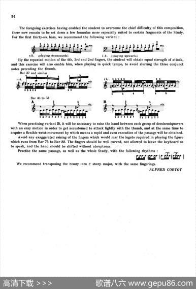 12EtudesOp.10柯尔托教学版（12首练习曲·8）|弗雷德里克·弗朗索瓦·肖邦