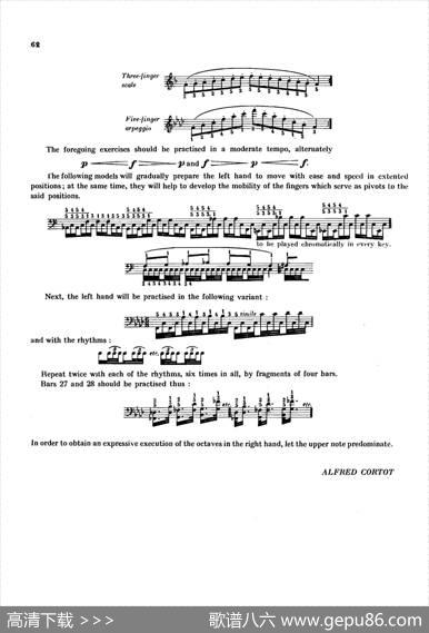 12EtudesOp.10柯尔托教学版（12首练习曲·9）|弗雷德里克·弗朗索瓦·肖邦