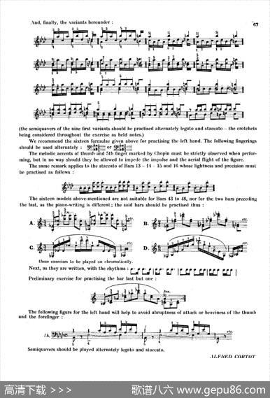 12EtudesOp.10柯尔托教学版（12首练习曲·10）|弗雷德里克·弗朗索瓦·肖邦