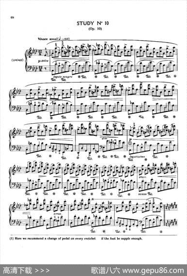 12EtudesOp.10柯尔托教学版（12首练习曲·10）|弗雷德里克·弗朗索瓦·肖邦