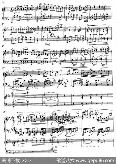 PianoConcertoNo.2incMinorOp.50（c小调第二钢琴协奏曲·Ⅰ·双钢琴）|尼古拉斯·卡洛维奇·梅特纳
