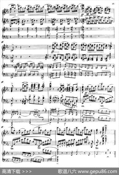 PianoConcertoNo.2incMinorOp.50（c小调第二钢琴协奏曲·Ⅰ·双钢琴）|尼古拉斯·卡洛维奇·梅特纳