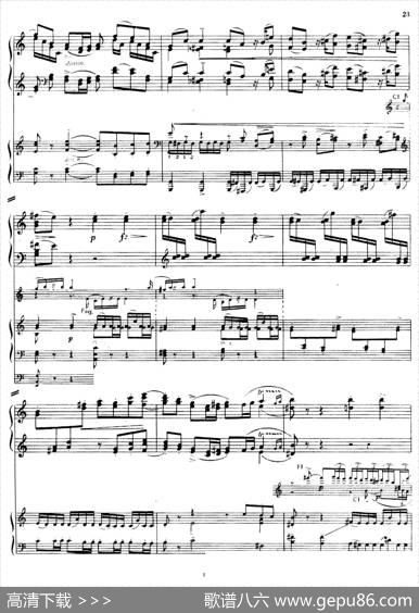 PianoConcertoNo.2incMinorOp.50（c小调第二钢琴协奏曲·Ⅰ·双钢琴）|尼古拉斯·卡洛维奇·梅特纳