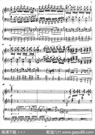 PianoConcertoNo.2incMinorOp.50（c小调第二钢琴协奏曲·Ⅰ·双钢琴）|尼古拉斯·卡洛维奇·梅特纳