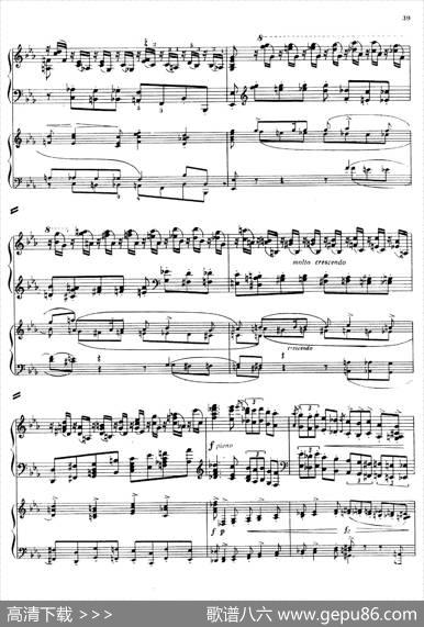 PianoConcertoNo.2incMinorOp.50（c小调第二钢琴协奏曲·Ⅰ·双钢琴）|尼古拉斯·卡洛维奇·梅特纳