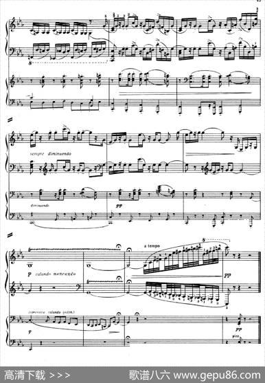 PianoConcertoNo.2incMinorOp.50（c小调第二钢琴协奏曲·Ⅰ·双钢琴）|尼古拉斯·卡洛维奇·梅特纳