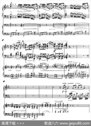 PianoConcertoNo.2incMinorOp.50（c小调第二钢琴协奏曲·Ⅰ·双钢琴）|尼古拉斯·卡洛维奇·梅特纳