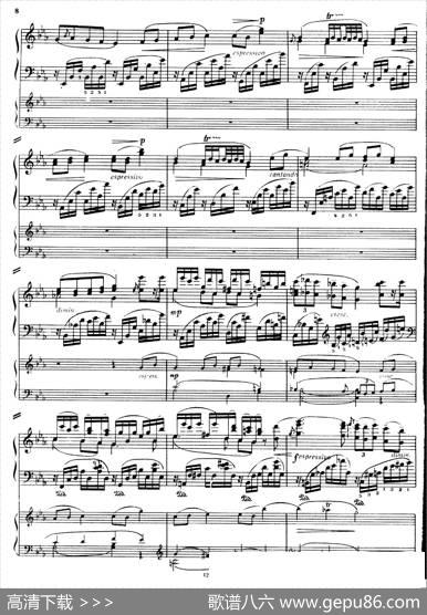 PianoConcertoNo.2incMinorOp.50（c小调第二钢琴协奏曲·Ⅰ·双钢琴）|尼古拉斯·卡洛维奇·梅特纳