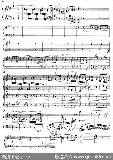 PianoConcertoNo.2incMinorOp.50（c小调第二钢琴协奏曲·Ⅰ·双钢琴）|尼古拉斯·卡洛维奇·梅特纳