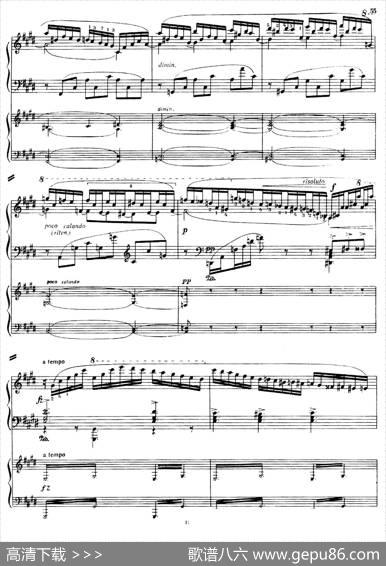 PianoConcertoNo.2incMinorOp.50（c小调第二钢琴协奏曲·Ⅱ·双钢琴）|尼古拉斯·卡洛维奇·梅特纳