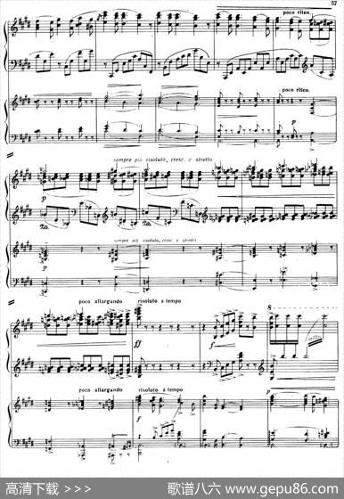 PianoConcertoNo.2incMinorOp.50（c小调第二钢琴协奏曲·Ⅱ·双钢琴）|尼古拉斯·卡洛维奇·梅特纳