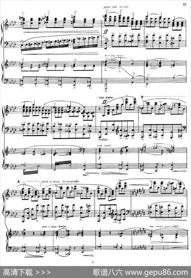 PianoConcertoNo.2incMinorOp.50（c小调第二钢琴协奏曲·Ⅱ·双钢琴）|尼古拉斯·卡洛维奇·梅特纳