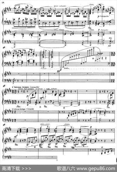 PianoConcertoNo.2incMinorOp.50（c小调第二钢琴协奏曲·Ⅱ·双钢琴）|尼古拉斯·卡洛维奇·梅特纳