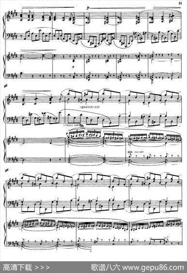 PianoConcertoNo.2incMinorOp.50（c小调第二钢琴协奏曲·Ⅱ·双钢琴）|尼古拉斯·卡洛维奇·梅特纳