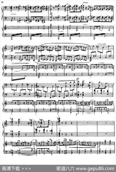 PianoConcertoNo.2incMinorOp.50（c小调第二钢琴协奏曲·Ⅲ·双钢琴）|尼古拉斯·卡洛维奇·梅特纳