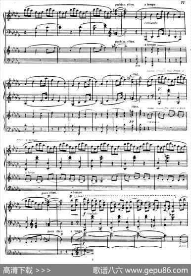 PianoConcertoNo.2incMinorOp.50（c小调第二钢琴协奏曲·Ⅲ·双钢琴）|尼古拉斯·卡洛维奇·梅特纳