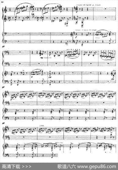 PianoConcertoNo.2incMinorOp.50（c小调第二钢琴协奏曲·Ⅲ·双钢琴）|尼古拉斯·卡洛维奇·梅特纳