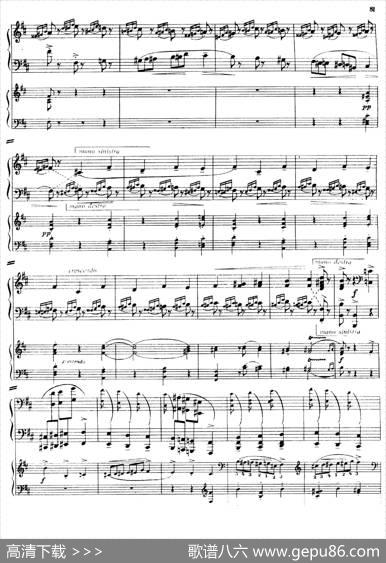 PianoConcertoNo.2incMinorOp.50（c小调第二钢琴协奏曲·Ⅲ·双钢琴）|尼古拉斯·卡洛维奇·梅特纳
