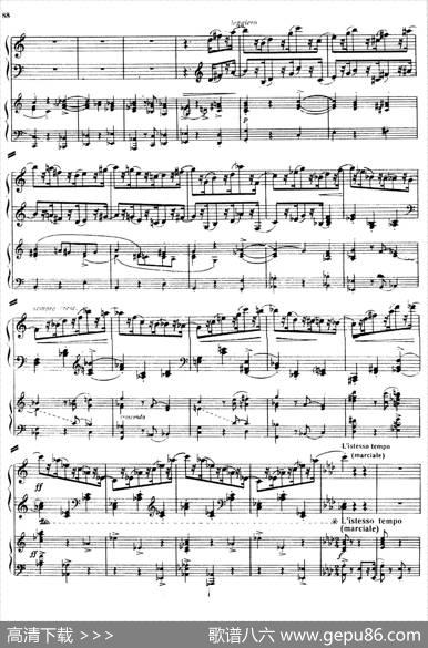 PianoConcertoNo.2incMinorOp.50（c小调第二钢琴协奏曲·Ⅲ·双钢琴）|尼古拉斯·卡洛维奇·梅特纳