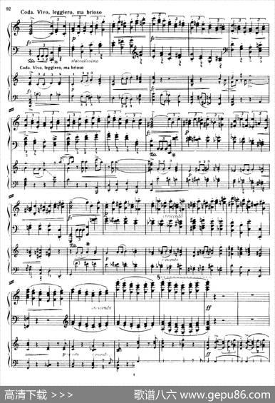 PianoConcertoNo.2incMinorOp.50（c小调第二钢琴协奏曲·Ⅲ·双钢琴）|尼古拉斯·卡洛维奇·梅特纳