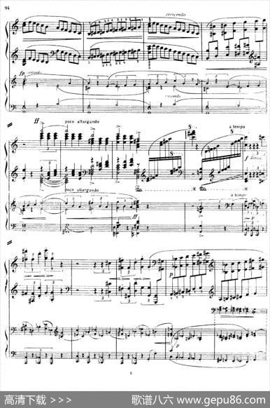 PianoConcertoNo.2incMinorOp.50（c小调第二钢琴协奏曲·Ⅲ·双钢琴）|尼古拉斯·卡洛维奇·梅特纳
